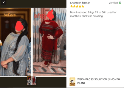 Weightloss Solution (2 Months Plan)